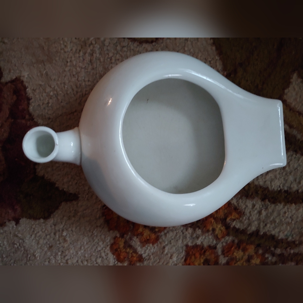 Antique Porcelain Bedpan Chamber Pot